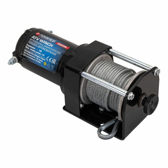 FORSAGE Лебедка автомобильная 1.2т 12В F-TRH92500 - 1