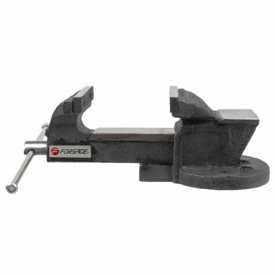 FORSAGE Тиски стальные с наковальней 4"-100мм F-6540204 - 1