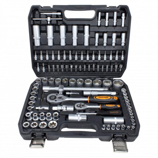 PARTNER 1/4",1/2" Набор инструментов 108пр. (6гр.)(4-32мм) PA-40108 - 1