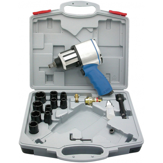 Пневмогайковёрт ST-M3007K 1/2'', 542Нм с набором головок - 1