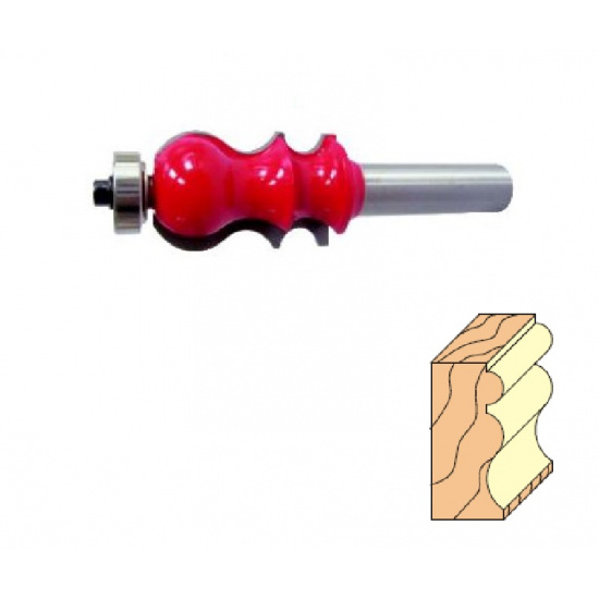 АТАКА Фреза Атака кромочная фигурная D22,2/ф12/H41 - 1