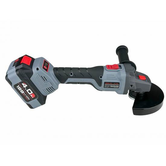 Аккумуляторная бесщеточная УШМ PROFIPOWER MKDGA-20V (20В,Li-ion-2шт, 4Ач, 125 мм, 0-9000 об/мин, З/У, в кейсе) E0080 - 1