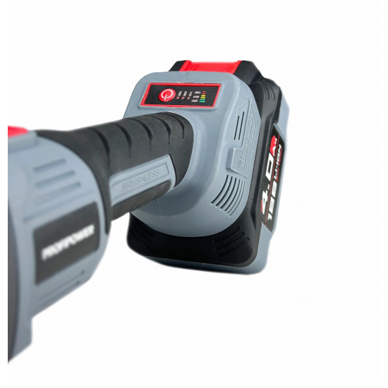 Аккумуляторная бесщеточная УШМ PROFIPOWER MKDGA-20V (20В,Li-ion-2шт, 4Ач, 125 мм, 0-9000 об/мин, З/У, в кейсе) E0080 - 1