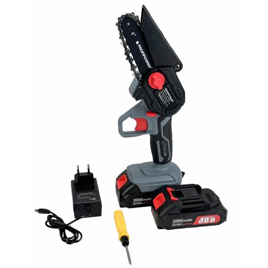 Аккумуляторная цепная пила PROFIPOWER MKGSD-18V 0-3000 об/мин (18В,Li-ion-2шт, 2.0Ач, З/У, в коробке) E0096 - 1
