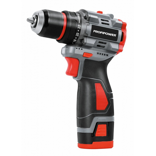 Аккумуляторный бесщеточный шуруповерт PROFIPOWER BL-161(16В,40Нм,Li-ion 2шт,2.0Ач,поясная клипса, бита-магнит, 2 скорости,0.8-10мм,З/У,в кейсе) E0210 - 1