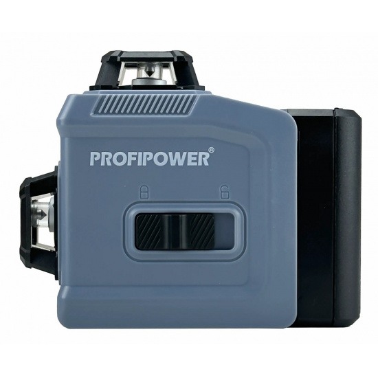 Лазерный нивелир PROFIPOWER NL-12G (12 лучей, лазер - зеленый, Li-ion - 1шт, пульт ДУ, переходник, З/У, сумка-чехол) E0214 - 1