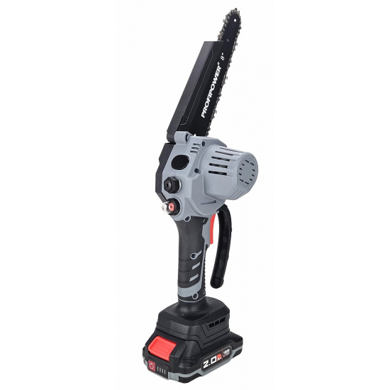 Аккумуляторная бесщеточная цепная пила PROFIPOWER MKGSH-18V (18В,Li-ion-2шт, 2.0Ач, 20см, 8",2шт-цепи,45звеньев, 0-4500 об/мин, З/У, в коробке) E0216 - 1