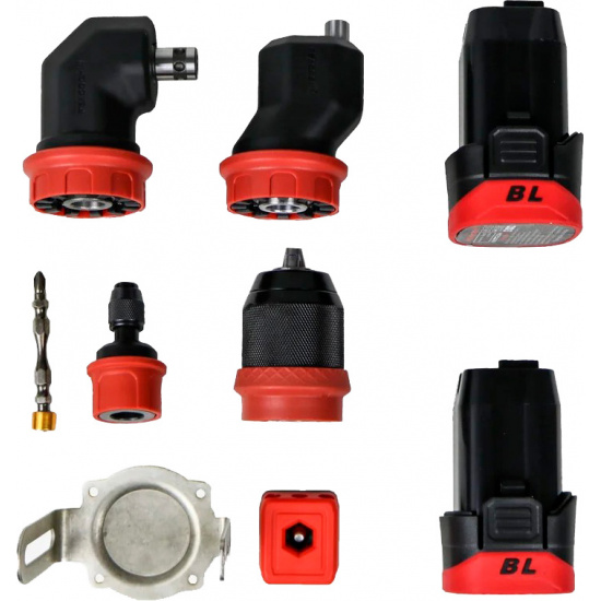 Аккумуляторный бесщеточный шуруповерт Комби PROFIPOWER BL-161C (16В, 40Нм, Li-ion 2шт, 2.0Ач, 2 скорости, 0.8-10мм, З/У, в кейсе) E0249 - 1