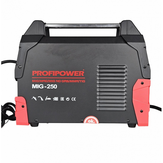 Полуавтомат сварочный многофункциональный PROFIPOWER MIG-250 5 в 1 (MIG/MAG//MIG NO GAS/ММА/TIG) E0258 - 1