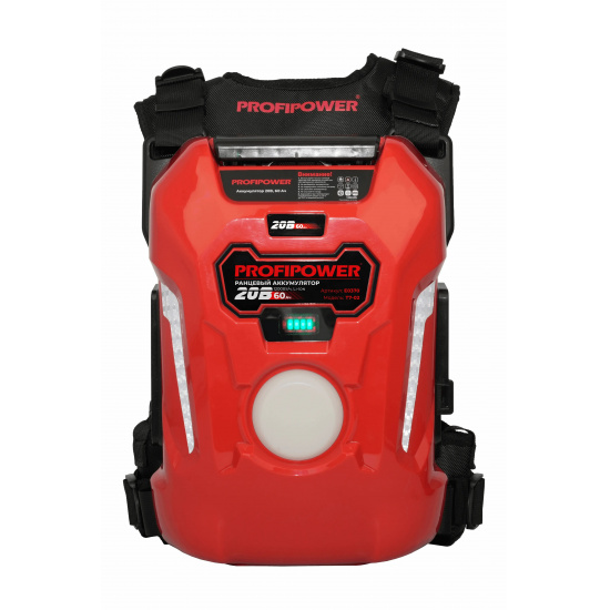 Аккумулятор ранцевый PROFIPOWER T7-01 30Ач (20В,Li-ION,30Ач,600Вт/ч) E0369 - 1