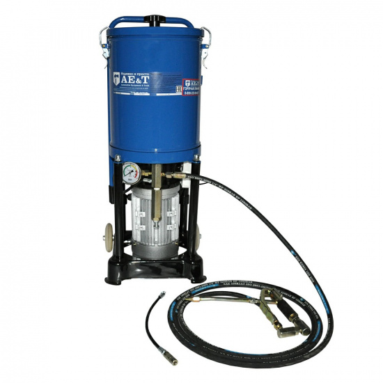 AET Нагнетатель густой смазки электрический 15л (220V) EG15-220 - 1