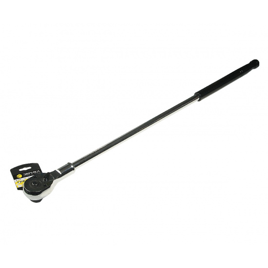 ЭВРИКА Трещотка ER-13101 3/4" 24-зубцовая с прямой металлической ручкой L-1010мм - 1