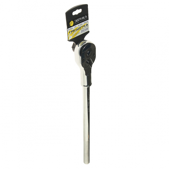 ЭВРИКА Трещотка ER-13510 3/4" 24-зубцовая с прямой металлической ручкой L-510мм - 1