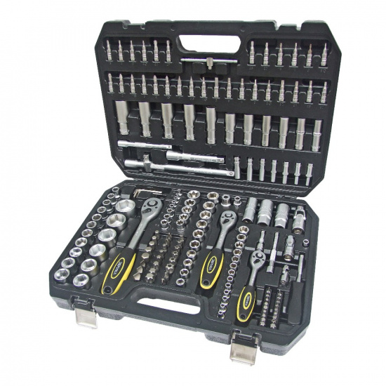 ЭВРИКА Набор инструмента ER-80172 1/4",1/2"DR 6-гранный 172 предмета - 1