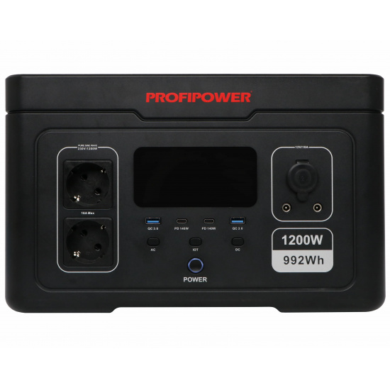 PROFIPOWER Аккумуляторная портативная электростанция PROFIPOWER ПЭ-1200PRO 1200Вт F0062 - 1