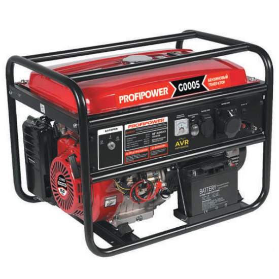 Бензиновый генератор PROFIPOWER БГ-6500Э G0005 - 1