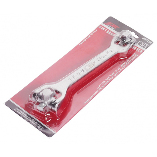 JTC Ключ для маслосливных пробок 8 в 1 (S8, S10, S3/8", S1/2", H10, H12, H14, H17) JTC /1 JTC-JW0709 - 1