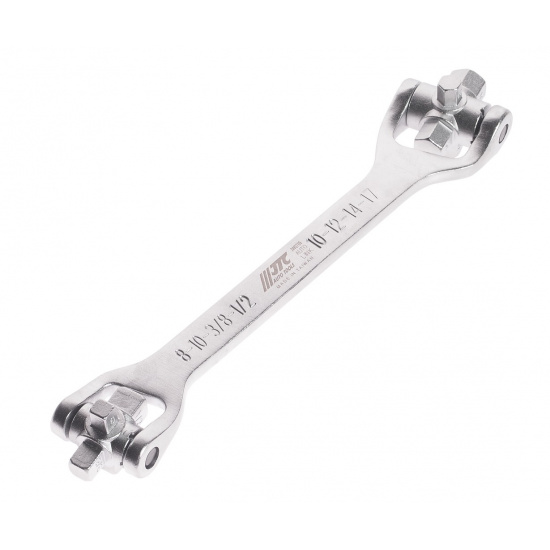 JTC Ключ для маслосливных пробок 8 в 1 (S8, S10, S3/8", S1/2", H10, H12, H14, H17) JTC /1 JTC-JW0709 - 1