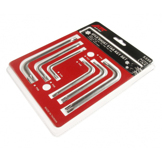 JTC Набор ключей TORX Г-образных T40-T60 6пр. JTC JTC-5356 - 1