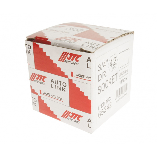 JTC Головка торцевая 6-гранная 3/4" х 42мм, длина 64мм JTC /1 JTC-65242 - 1