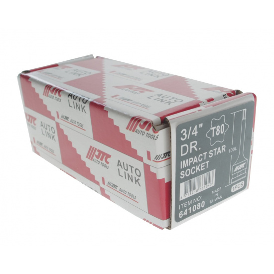 JTC Головка торцевая ударная TORX 3/4" х T80 JTC /1 JTC-641080 - 1