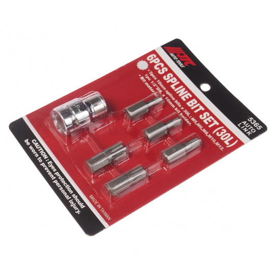 JTC Набор вставок 1/2"DR SPLINE с держателем М5-12 6пр. JTC JTC-5365 - 1