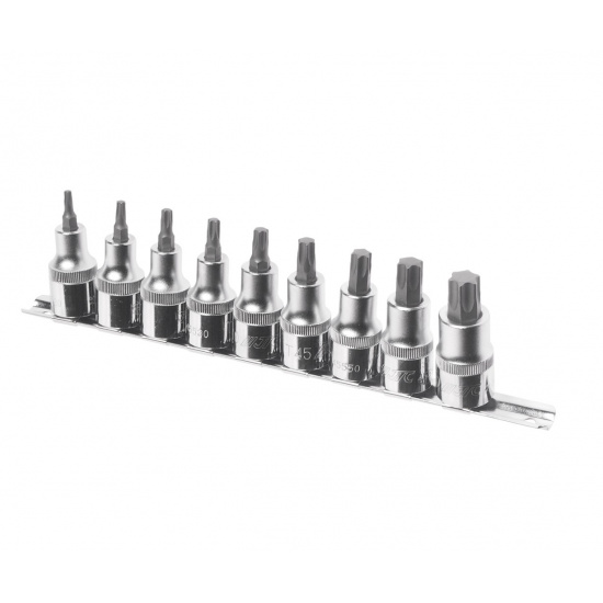 JTC Набор насадок TORX 1/2" T20-T60 9 предметов JTC /1 JTC-H409T - 1