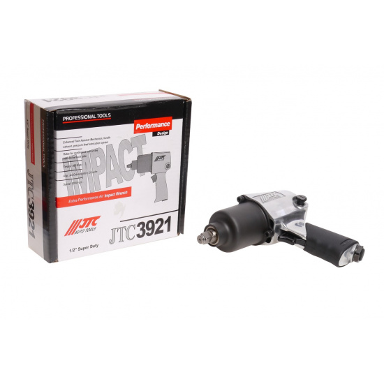 JTC Пневмогайковерт ударный 1/2'' (624 Nm) 90-120PSI 8000об/мин, расход воздуха 127 L/min, реком.штуцер JTC-D20PMA JTC /1/10 JTC-3921 - 1