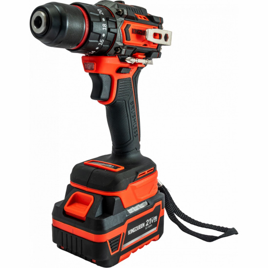 Набор KINGQUEEN 3 пред, 2 АКБ 21В, (УШМ 125мм, Гайковерт 500Нм, Шуруповерт 50Нм) KQ-TS313 - 1