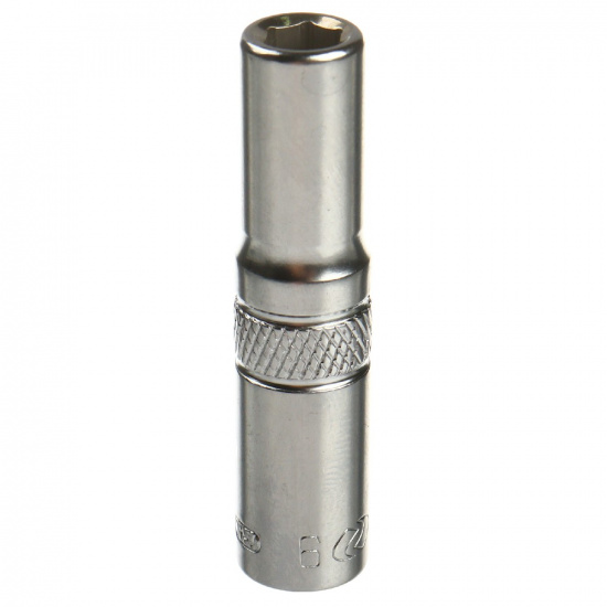 LIGE Головка торцевая  6мм 1/4" 6-гранная глубокая L-50мм LG-25106 - 1