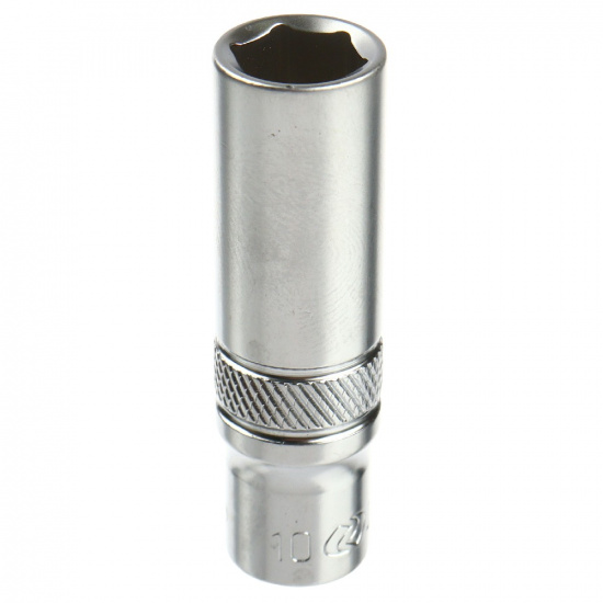 LIGE Головка торцевая 10мм 1/4" 6-гранная глубокая L-50мм LG-25110 - 1