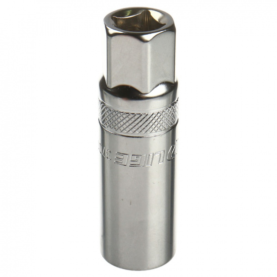 LIGE Головка свечная 14мм 3/8" 6-гранная L-65мм LG-37014 - 1