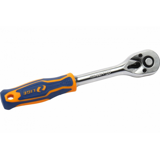 LIGE Трещотка реверсивная 3/8" (L-205мм, 72зуб.) LG-39101 - 1