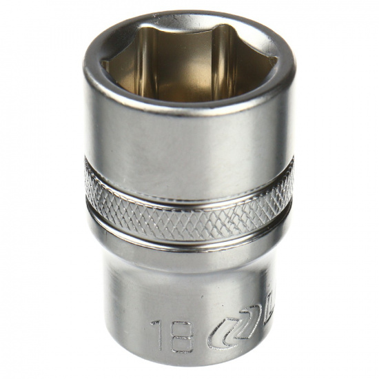 LIGE Головка торцевая 18мм 1/2" 6-гранная L-38мм LG-43118 - 1