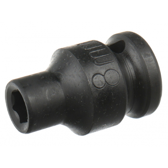 LIGE Головка торцевая 8мм 1/2" 6-гранная ударная L-38мм LG-443108 - 1
