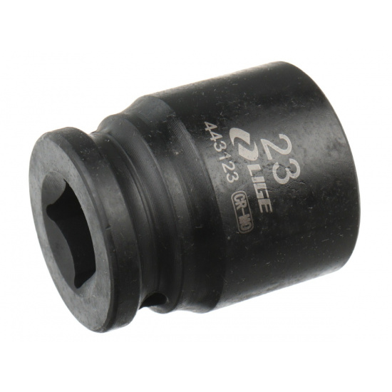 LIGE Головка торцевая 23мм 1/2" 6-гранная ударная L-41мм LG-443123 - 1