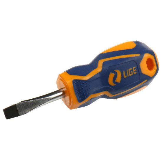 LIGE Отвертка шлицевая SL6.5х38мм LG-55217 - 1