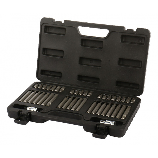 LIGE Набор бит 1/2" & 3/8" (H4-H12, M5-M12, T20-T60) 42пр., в кейсе LG-S5001 - 1