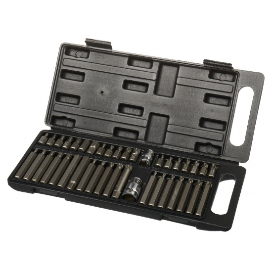 LIGE Набор бит 3/8", 1/2" (H4-H12, M5-M12, T20-T55) 40пр., в кейсе LG-S5002 - 1