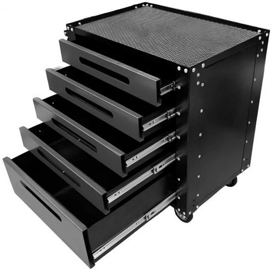 Комплект немецкого инструмента HOGERT 174 предмета 1/4",3/8", 1/2" (4-36мм) в металличекой тележке 5 полок  OPTIMA5-174 - 1