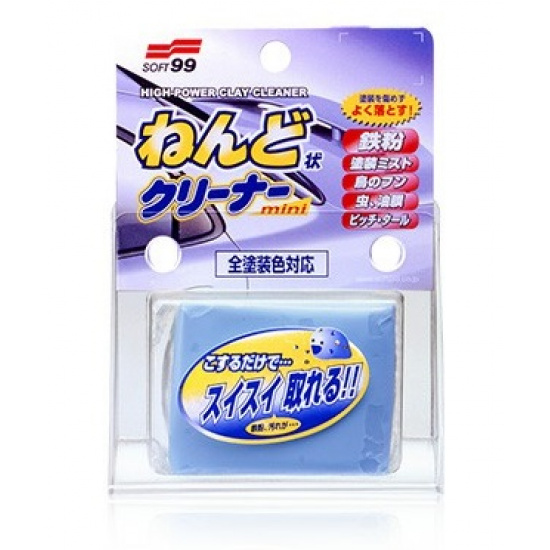 Очиститель кузова Soft99 Surface Smoother Mini на основе глины, 100гр. - 1