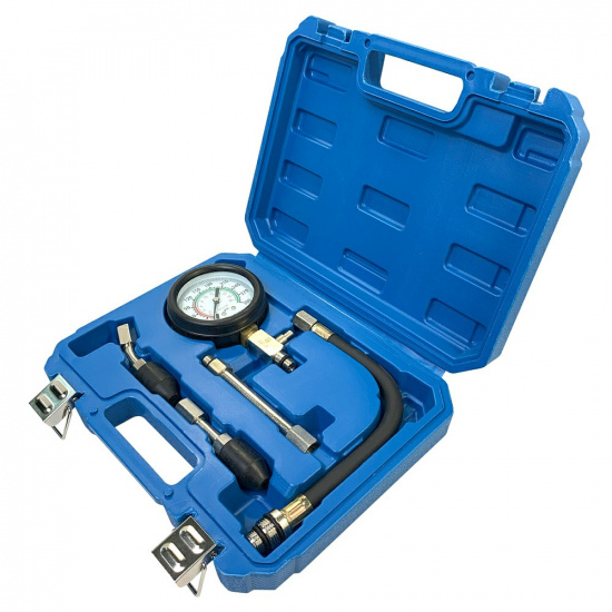 AET Компрессометр 0-300PSI (14мм и 18мм) (2 шланга, 2 удлинителя) TA-G1098 - 1