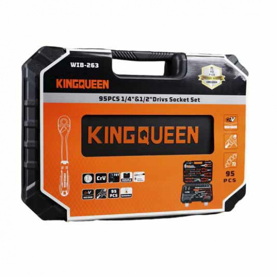 KINGQUEEN Набор инструментов 95 пред, 72 зуба WIB-263 - 1