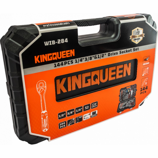 Набор инструментов KINGQUEEN 144 пред, 72 зуба WIB-284 - 1
