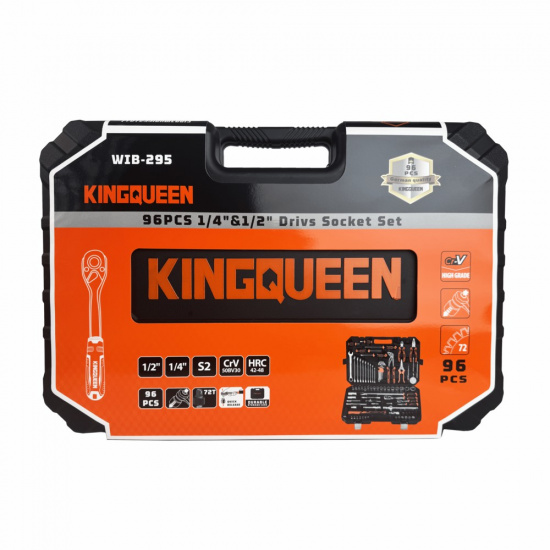 KINGQUEEN Набор инструментов 96 пред, 72 зуба, WIB-295 - 1