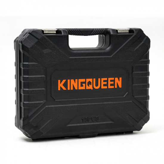 KINGQUEEN Набор ударных удлиненных головок 15 пред, 8-32 мм, 1/2 DR, WIB-402 - 1